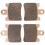 Armstrong Sinter Road Disc Pads Brown For Triumph Trophy 1215 13-16 / Yamaha XV1900A Midnight Star 11-16 1