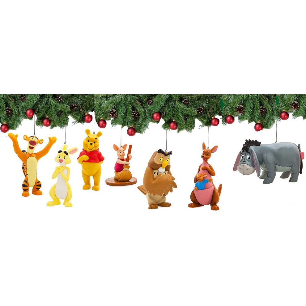 Disney Winnie The Pooh Ornament Set 7 Pieces