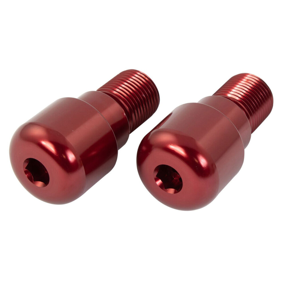 Bike It Handlebar Bar End Weights For Yamaha R6 Red 5034862217455