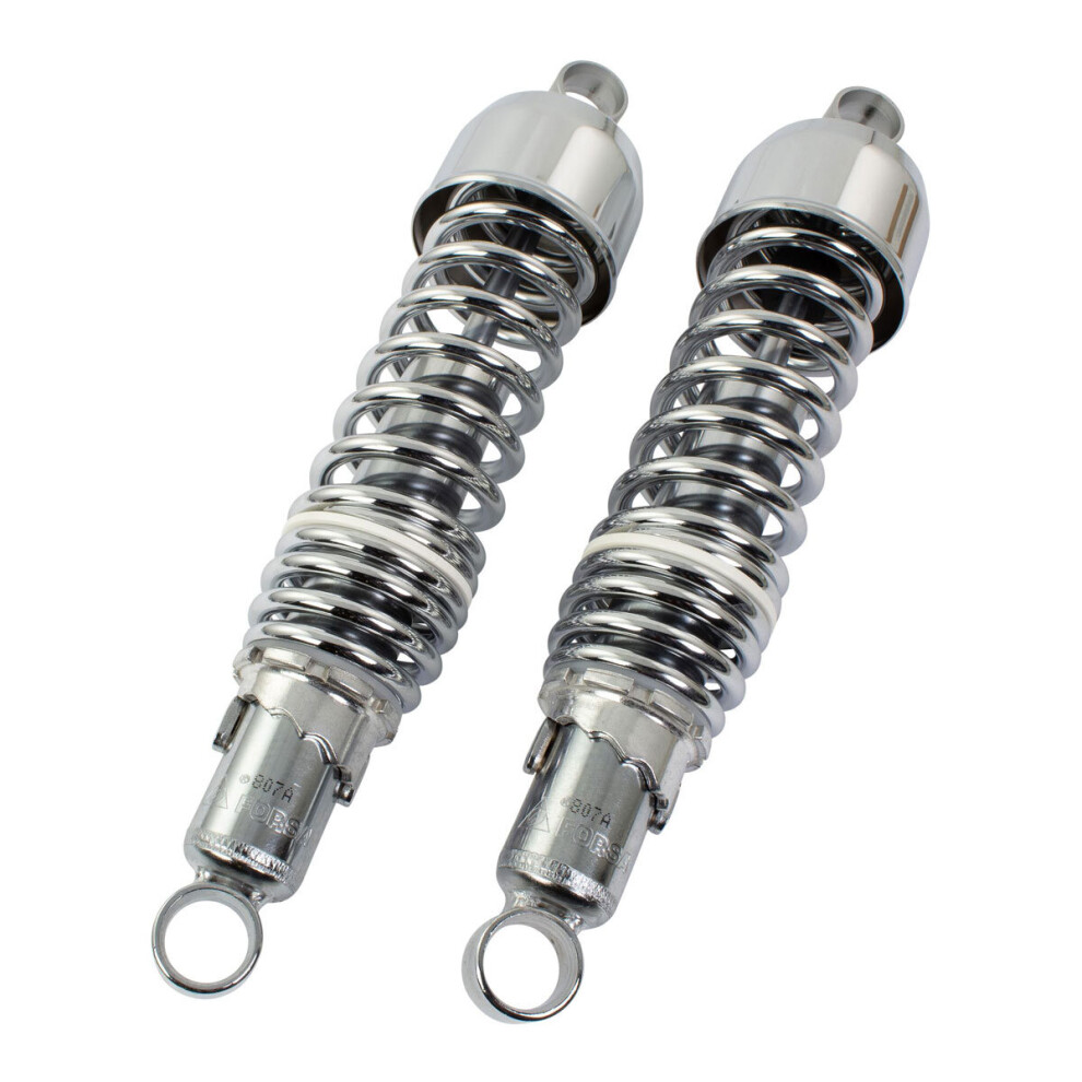 (325 Mm) Bike It Eye To Eye Twin Shock Absorbers Chrome 5034862062949