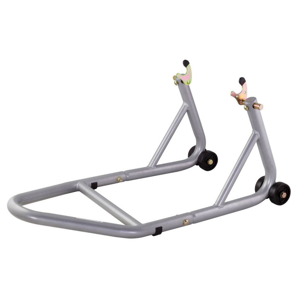 Biketek Aluminium Race Track Rear Paddock Stand With Bobbin Fitment Grey 5034862231512