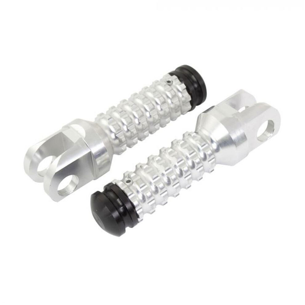 Biketek Su12f Front Alloy Footpegs With Slider For Suzuki - Pair Silver 5034862350947