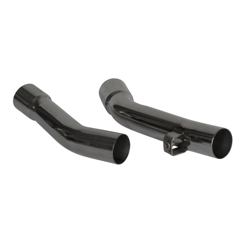 Bike It Viper Exhaust Can Connecting Link Pipes For Kawasaki Z1000 / Sx / Sx Tourer Black 5034862349057
