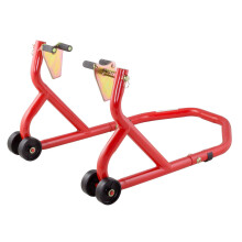 BikeTek Series 3 Front Paddock Stand With Under Fork Adaptors Red