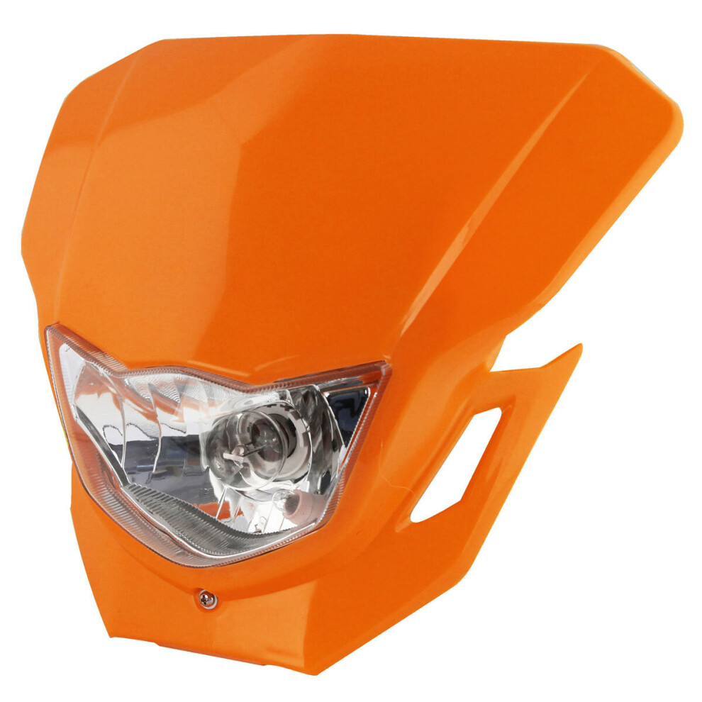 Bike It Universal Dart Headlight - 12V 35/35W Orange 5034862337429