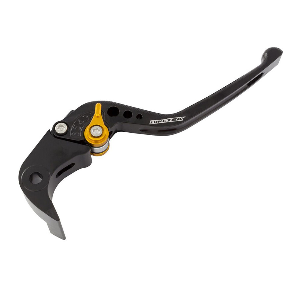 Biketek Adjustable Cnc Short Brake Lever For Yamaha R-104 / Adjuster Black/Gold 5034862428806