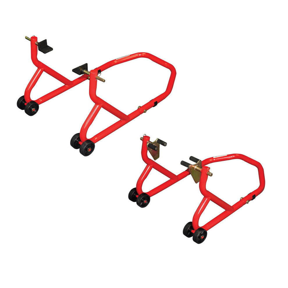 BikeTek Front & Rear Paddock Stand Set - Image 7
