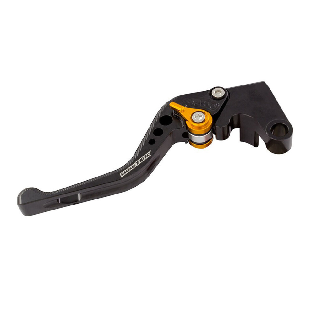 Biketek Adjustable Cnc Short Clutch Lever For Kawasaki K-25 / Adjuster Black/Gold 5034862429179