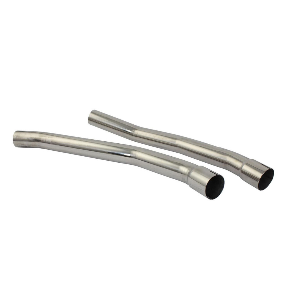 Bike It Viper Exhaust Can Connecting Link Pipes For Kawasaki Zzr1400 / Performance Silver 5034862359544