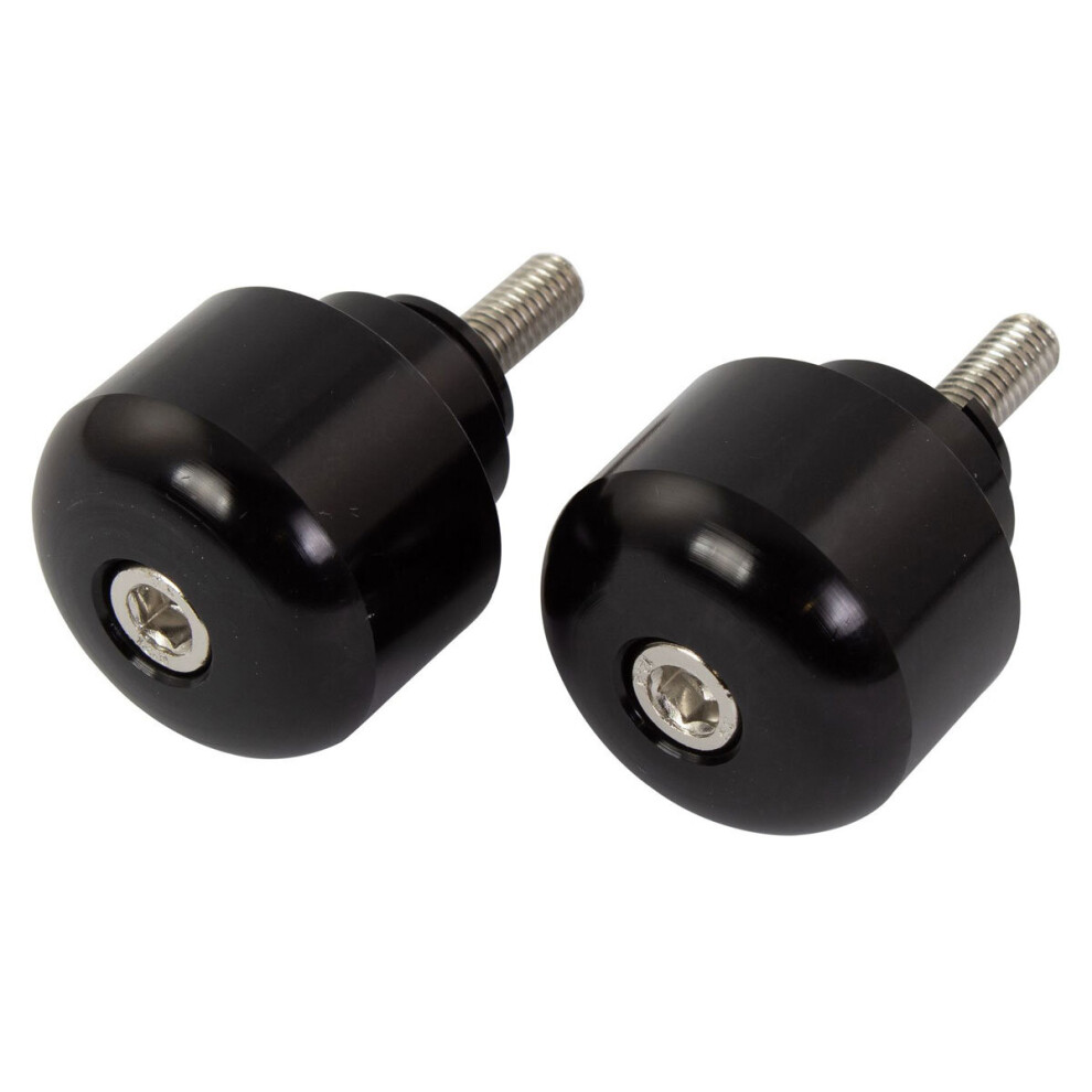 Bike It Handlebar Alloy Bar End Weights For Honda Black 5034862200235