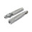 Bike It Billet Stud Type Universal Footpegs Silver 1