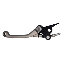 Bike It GP-Pro MX Alloy Flex Brake Lever Grey For Husqvarna TC65 17-21 / KTM 65SX 14-21
