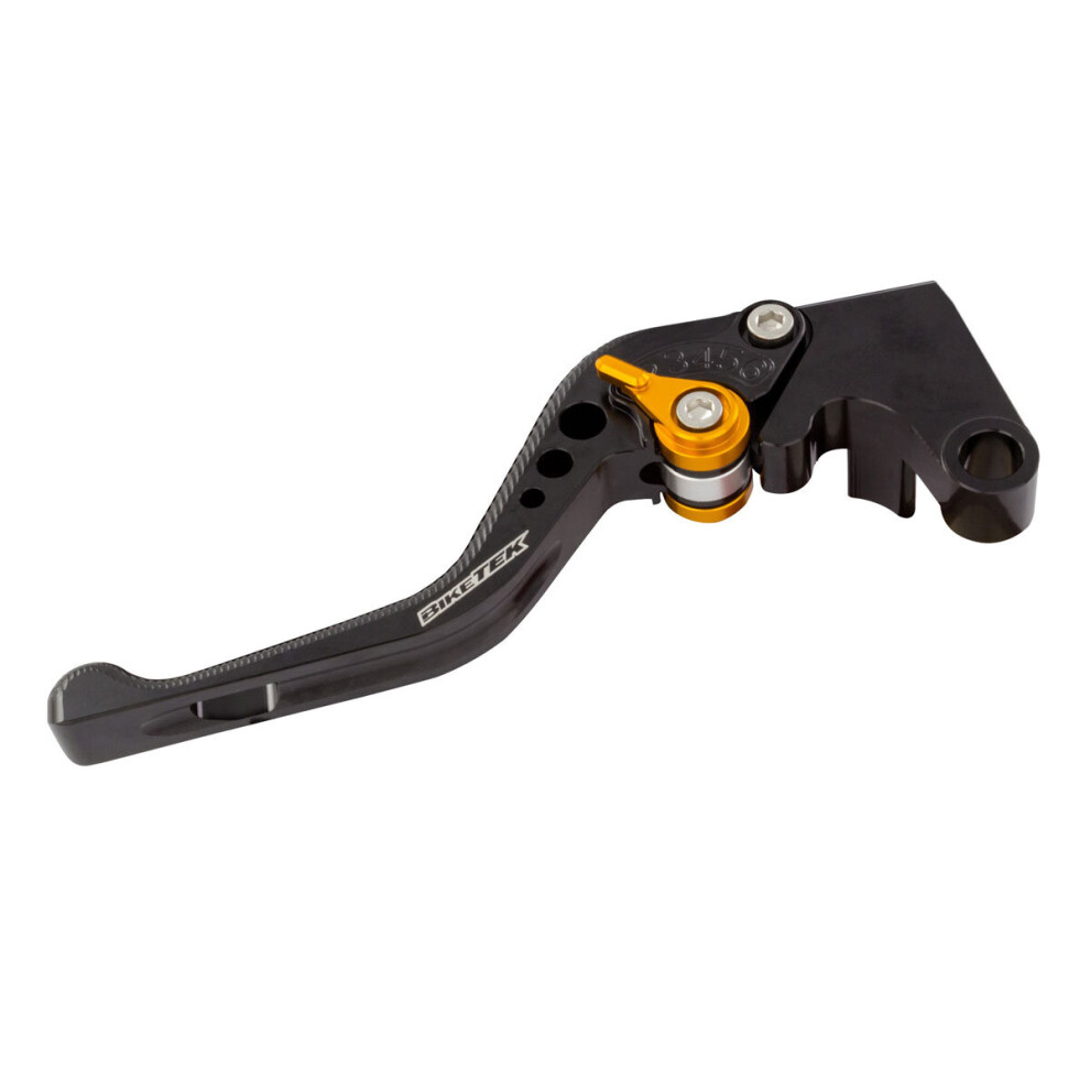 Biketek Adjustable Cnc Short Clutch Lever For Honda H-607 / Adjuster Black/Gold 5034862424662