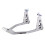 BikeTek Aluminium Box Rear Stand 1