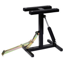 BikeTek MX Motorcycle Lift H Stand With Integral Damper Black