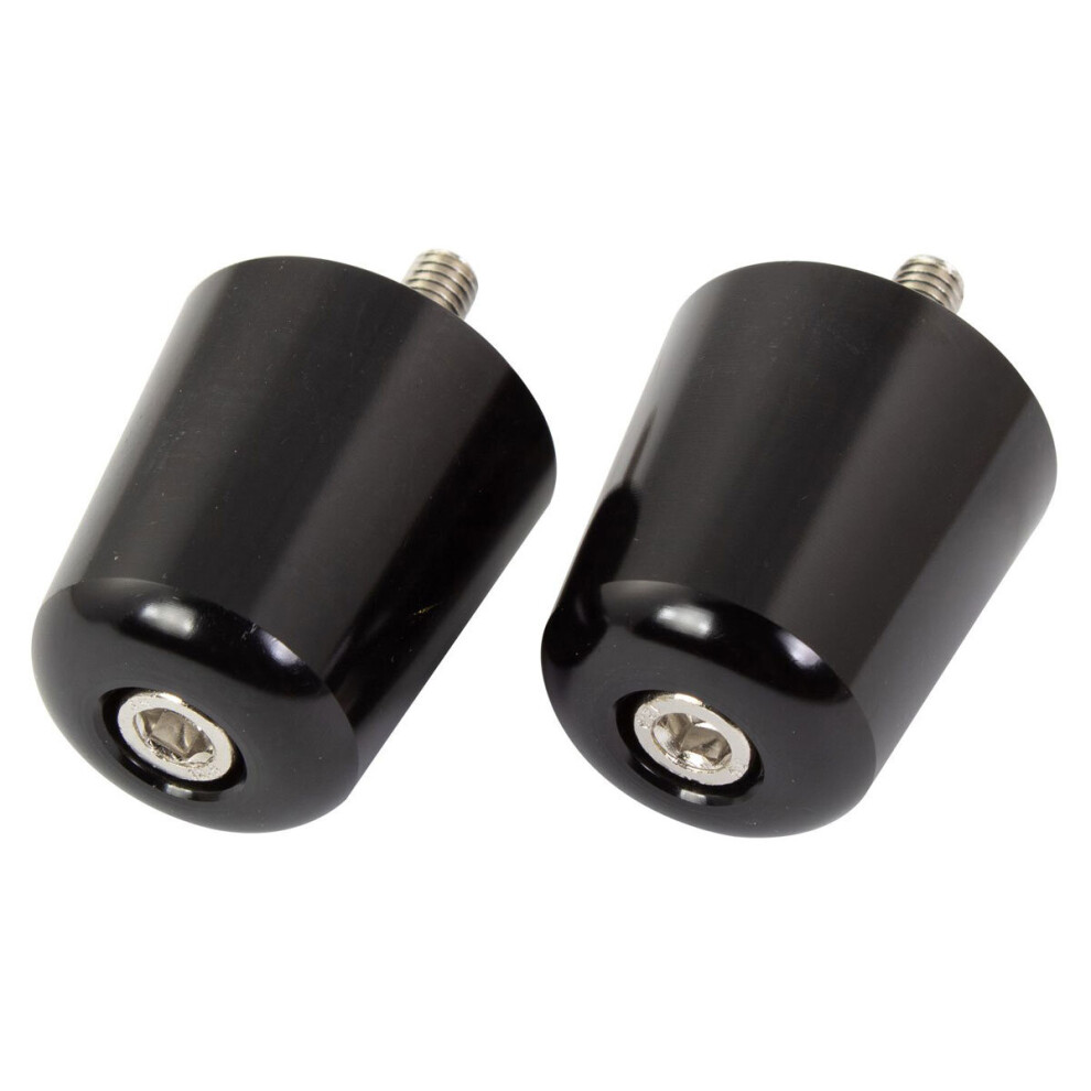Bike It Black Handlebar Flush Type Alloy Bar End Weights For Suzuki