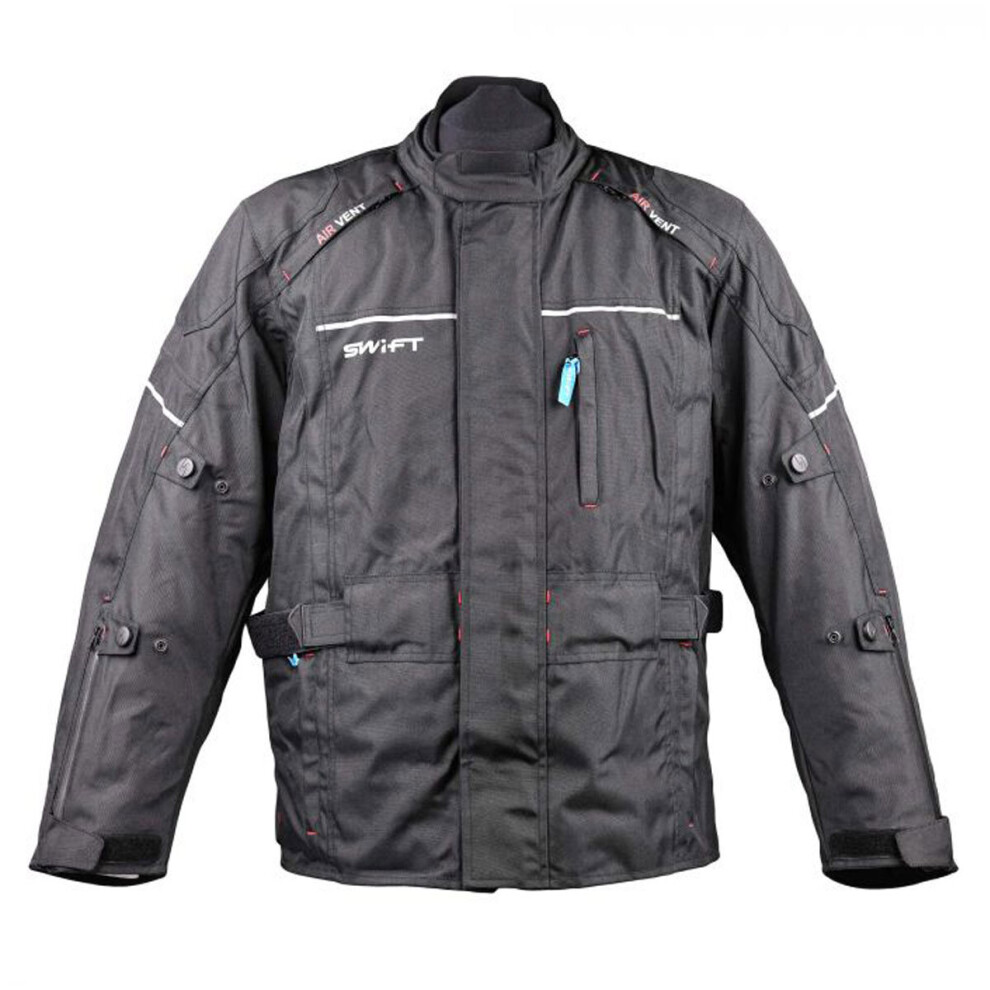 (Xs) Bike It Swift S1 Road Textile Jacket Black 5056081724095