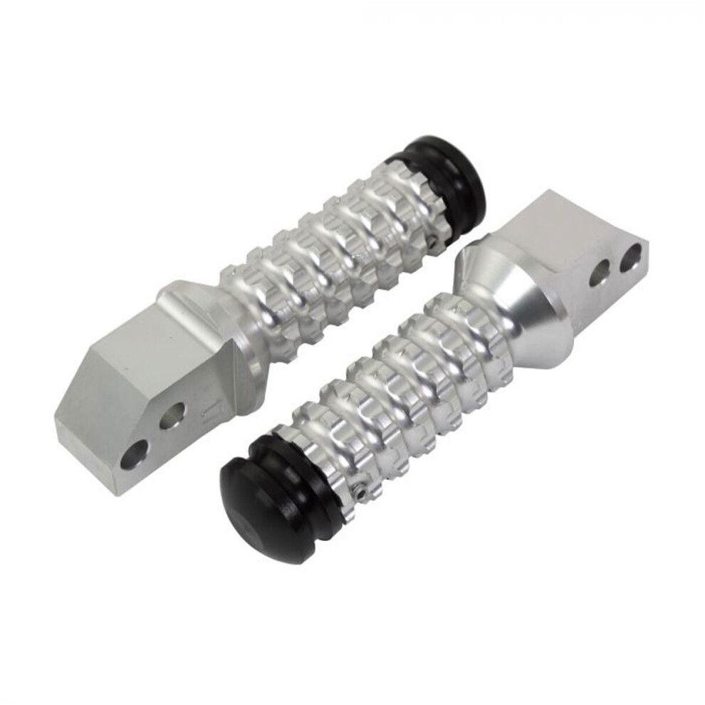 Biketek Hd11r Rear Alloy Footpegs With Slider For Honda - Pair Silver 5034862350824