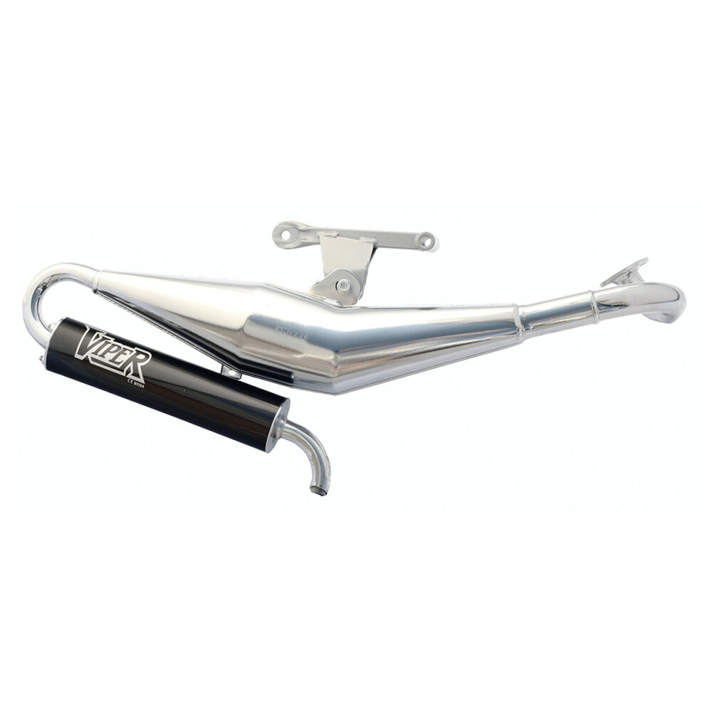 Bike It Viper 2 Scooter Silencer Chrome For Aprilia / Suzuki 5034862250087