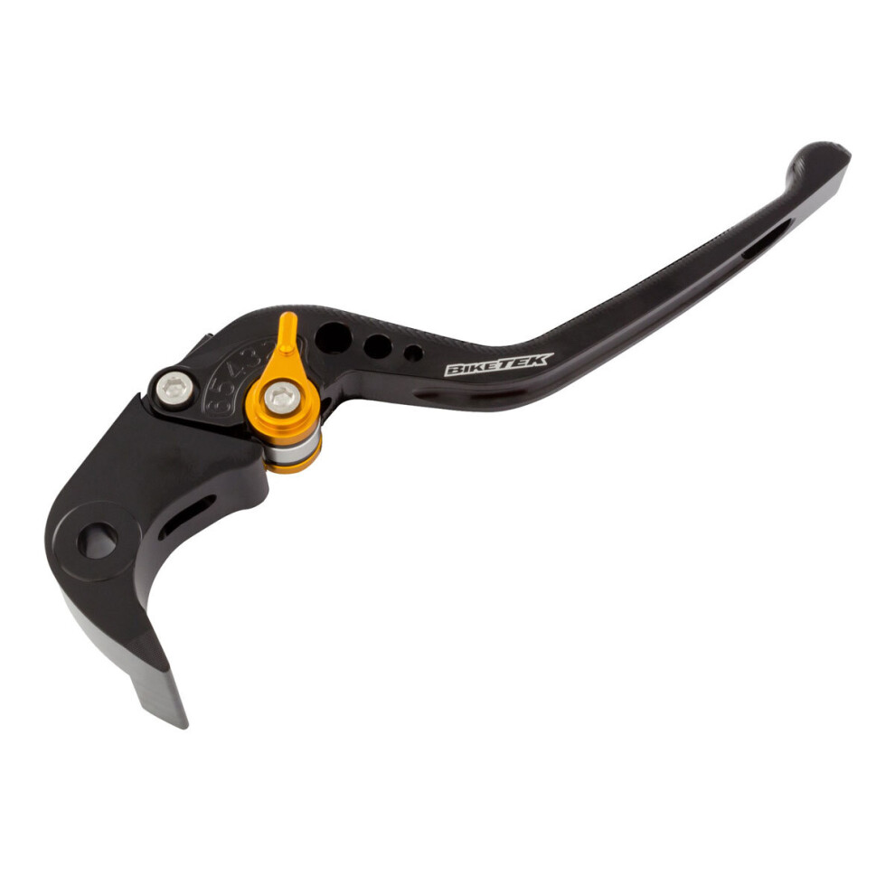 Biketek Adjustable Cnc Long Brake Lever For Yamaha Hr-04 / Adjuster Black/Gold 5034862424433
