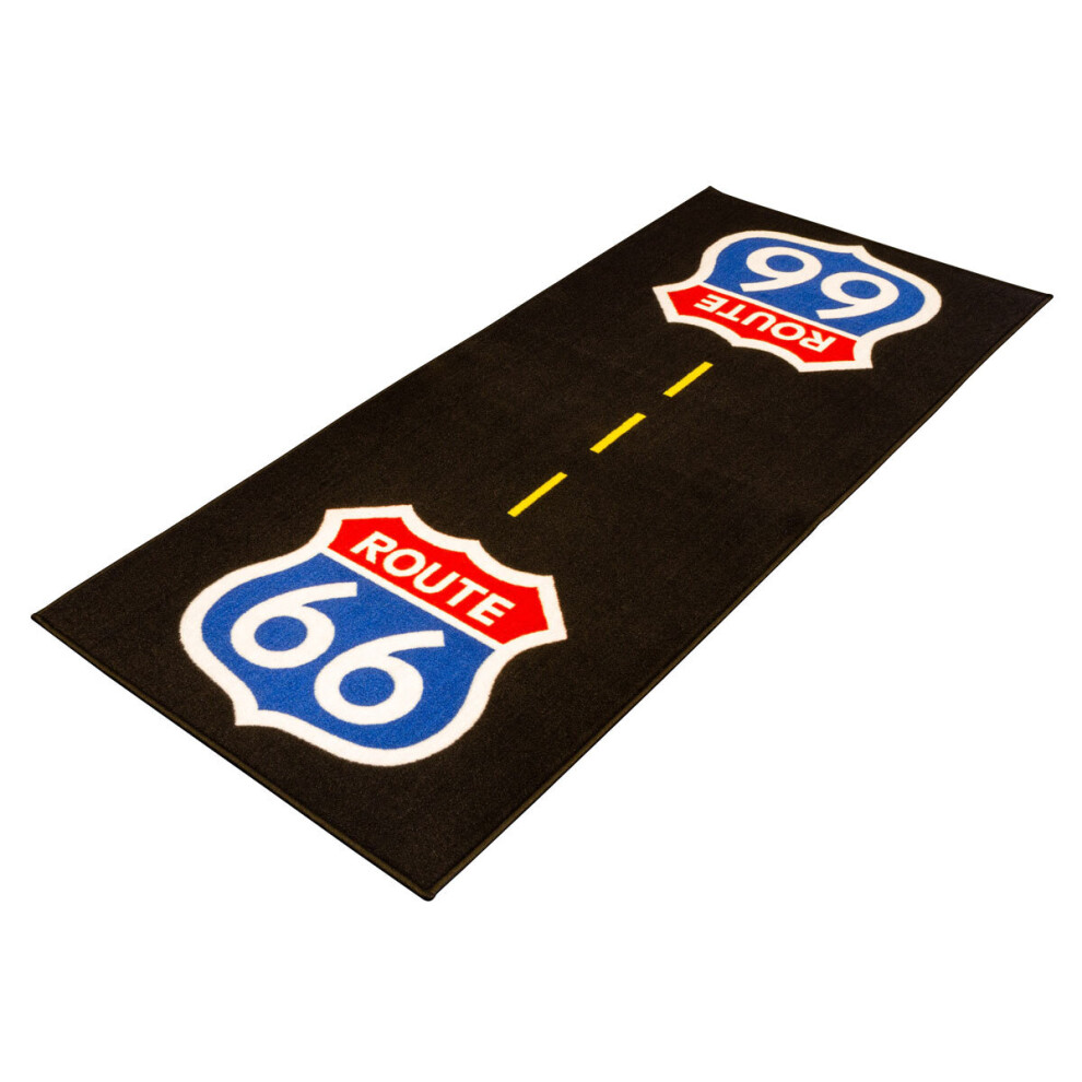 Biketek Series 3 Route 66 Garage Mat - 190X80 Cm 5034862420619