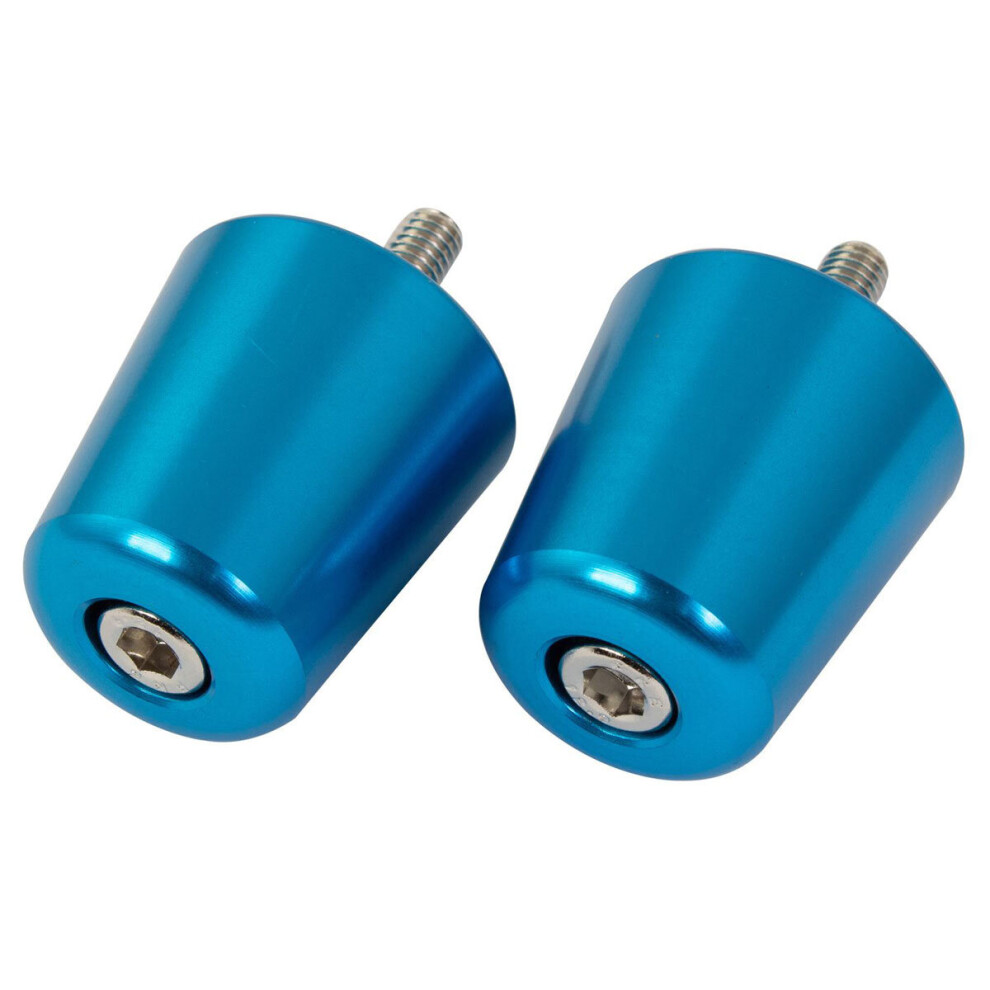 Bike It Handlebar Flush Type Alloy Bar End Weights For Suzuki Blue 5034862200310