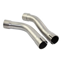 Bike It Viper Exhaust Can Connecting Link Pipes Silver For Yamaha YZF-R1 - 04-06
