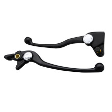Bike It OEM Replacement Lever Set Matt Black For Kawasaki KLE 500 91-96 / ZR-7 S 00-04 / ZZR 1100 92-02