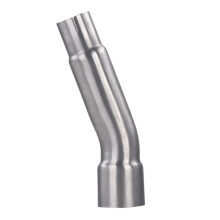Bike It Viper Exhaust Can Connecting Link Pipe Silver For Kawasaki Ninja 300 - 12-18