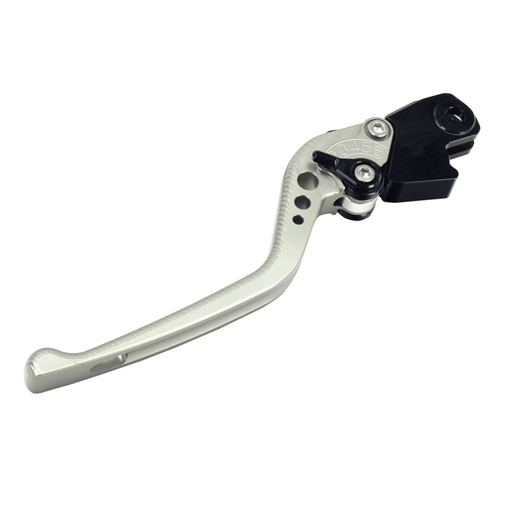 Biketek Adjustable Cnc Long Clutch Lever For Yamaha Y-688-Y Titanium / Adjuster Black 5034862358332