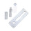 BikeTek Riser Stand Adaptor Kit Silver For Ducati 848 / 1098 / 1198 1