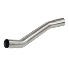 Bike It Viper Exhaust Can Connecting Link Pipe Silver For Kawasaki ZX-6R 636 Ninja - 17-20