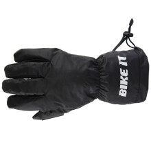 (S/M) Bike It 5 Finger Rain Over Gloves Black