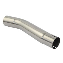 Bike It Viper Exhaust Can Connecting Link Pipe Silver For Suzuki GSX-R 600 08-11 / GSX-R 750 08-11
