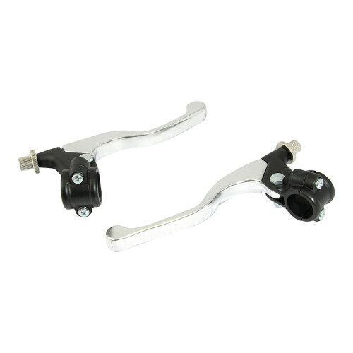 Bike It Universal Short Chrome Lever / Black Perch Assembly Set