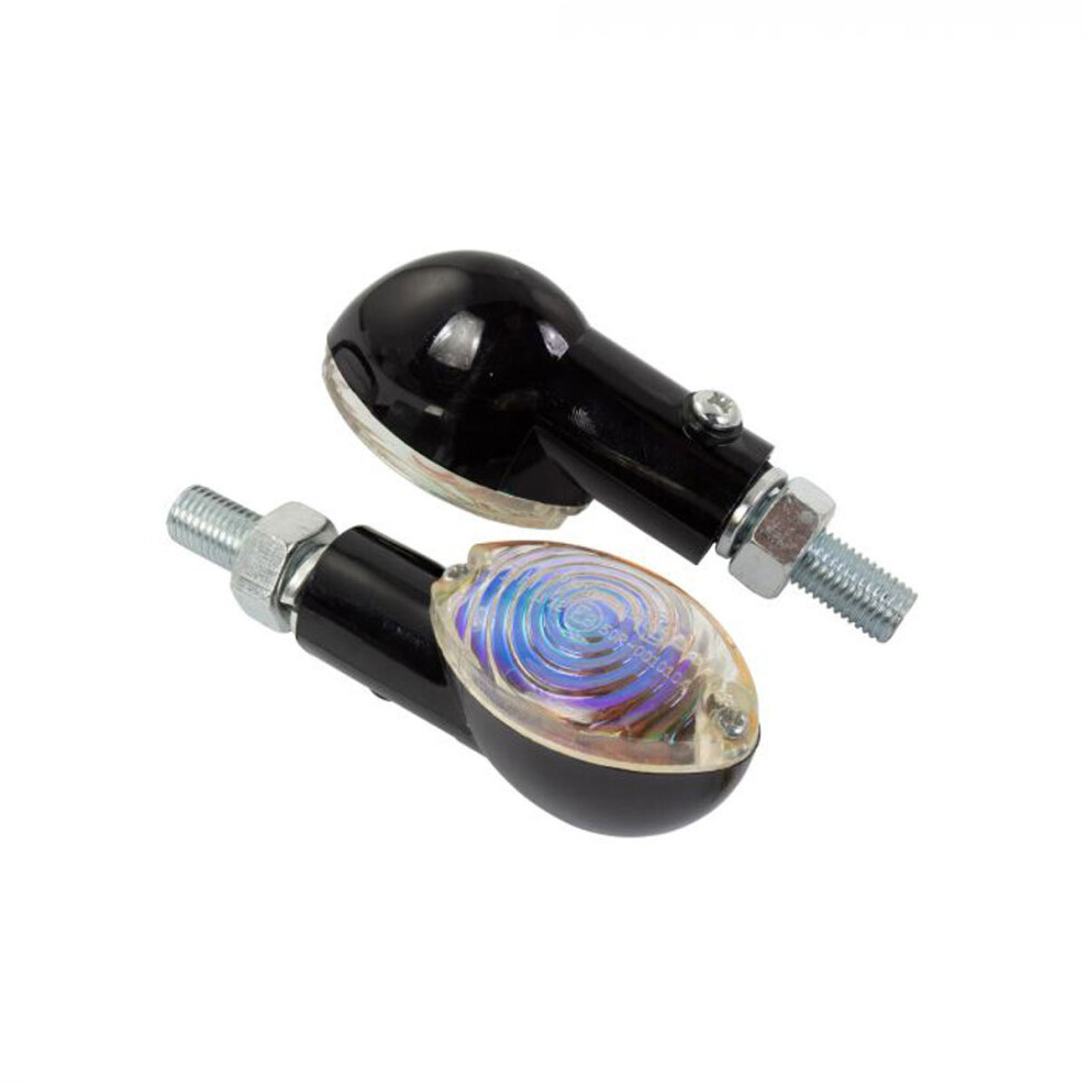 Bike It Cat Eye Mini Indicators With Body & Iridium Lens Black 5034862219671