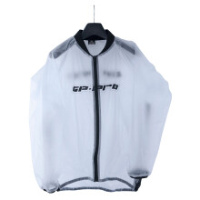 (L) Bike It GP-Pro Mud Rain Over Jacket Clear