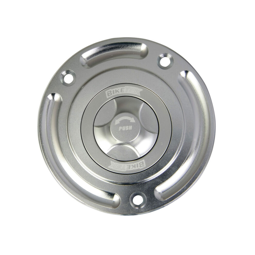 Biketek Quarter Turn Keyless Race 3 Bolt Fuel Filler Aluminium Cap For Suzuki 5034862335630