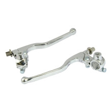 Bike It Universal Long Lever Assembly Chrome - Pair