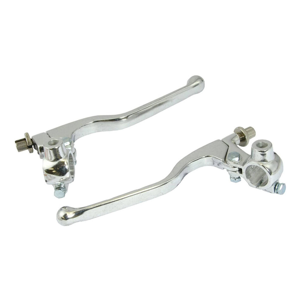 Bike It Universal Long Lever Assembly Chrome - Pair 5034862059611