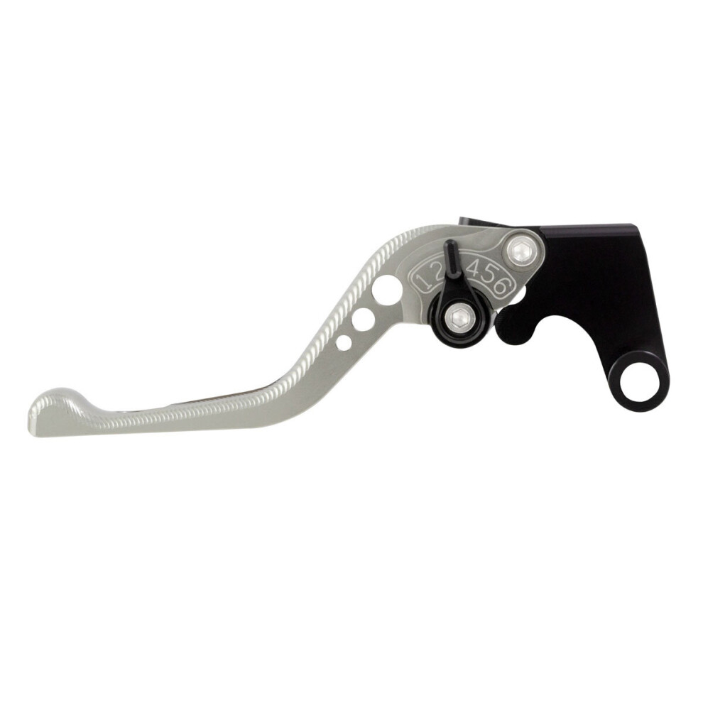 Biketek Adjustable Cnc Short Clutch Lever For Yamaha Y-688-Y Titanium / Adjuster Black 5034862417916
