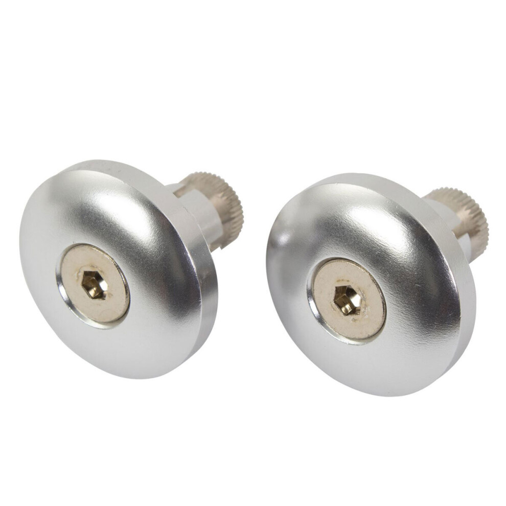 Bike It Motocross Handlebar Round Bar Ends Alloy - 13.8Mm 5034862217288