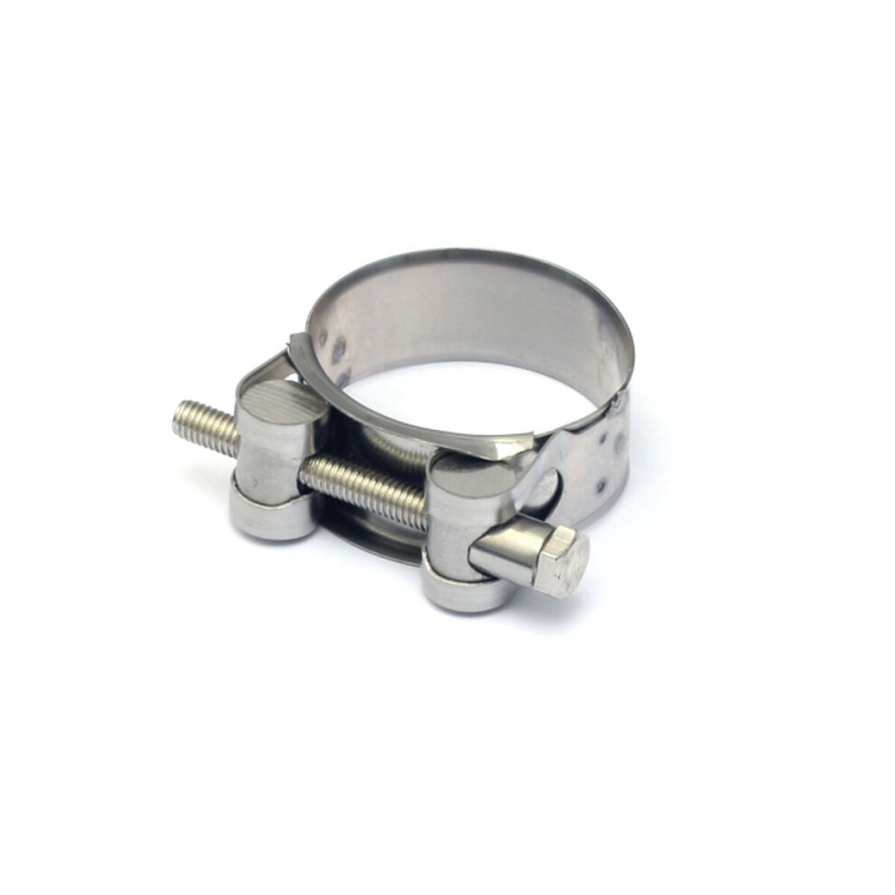 (34-37 Mm) Bike It Stainless Steel Exhaust Banjo Clamp 5034862211811