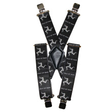 Bike It Isle Of Man Trousers Braces Black