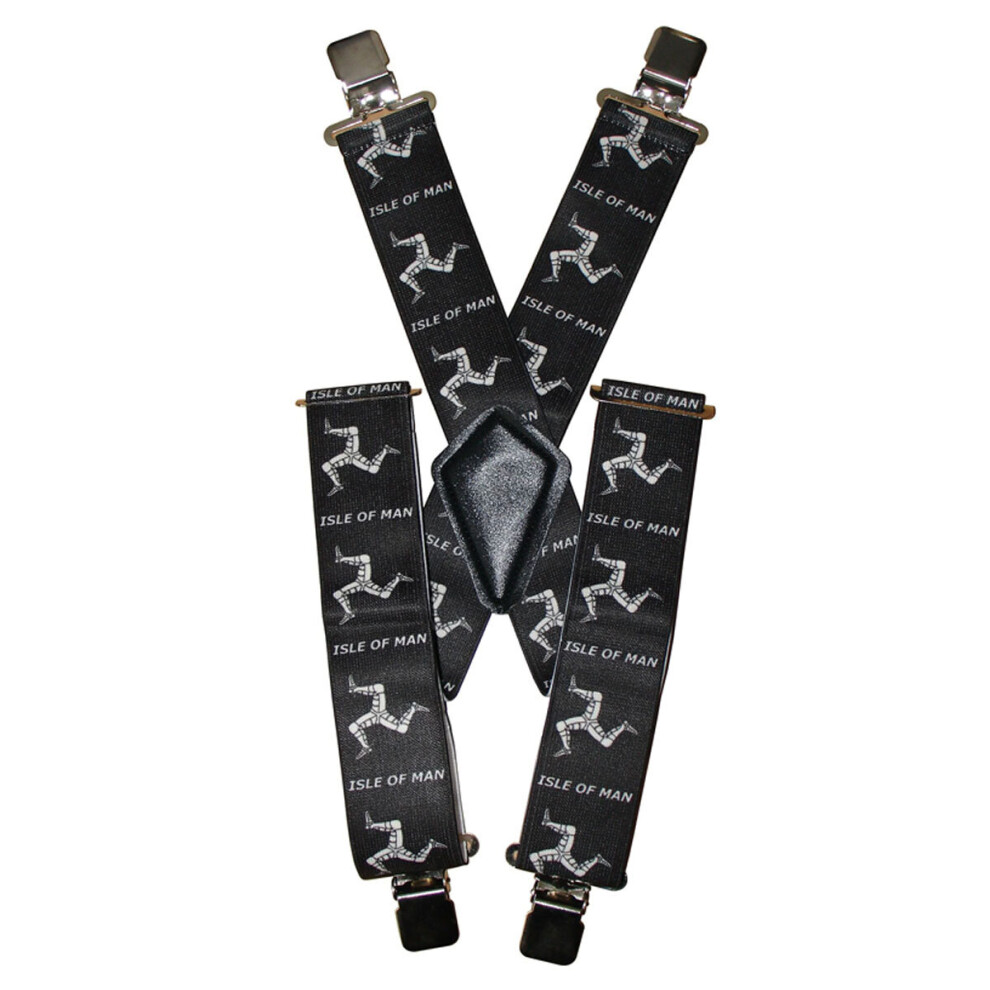 Bike It Isle Of Man Trousers Braces Black 5034862407375
