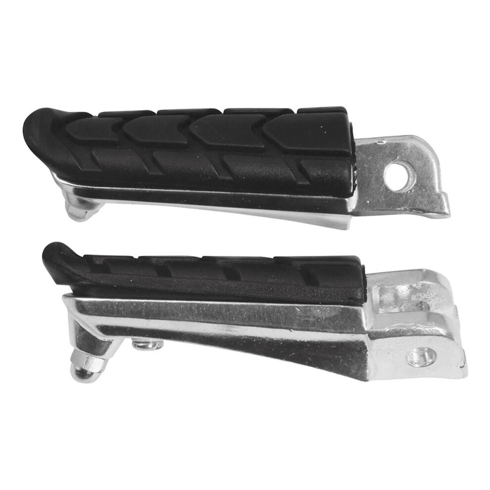 Bike It Oem 50635 / 50645 Mbw-000 Replacement Footpegs / For Honda Black/Silver 5034862325334