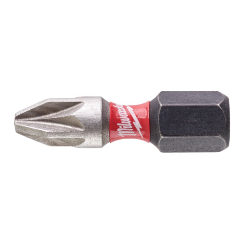 Milwaukee Milwaukee SHOCKWAVE Impact Duty Bits PZ2 x 25mm (Pack 2) 4932472040