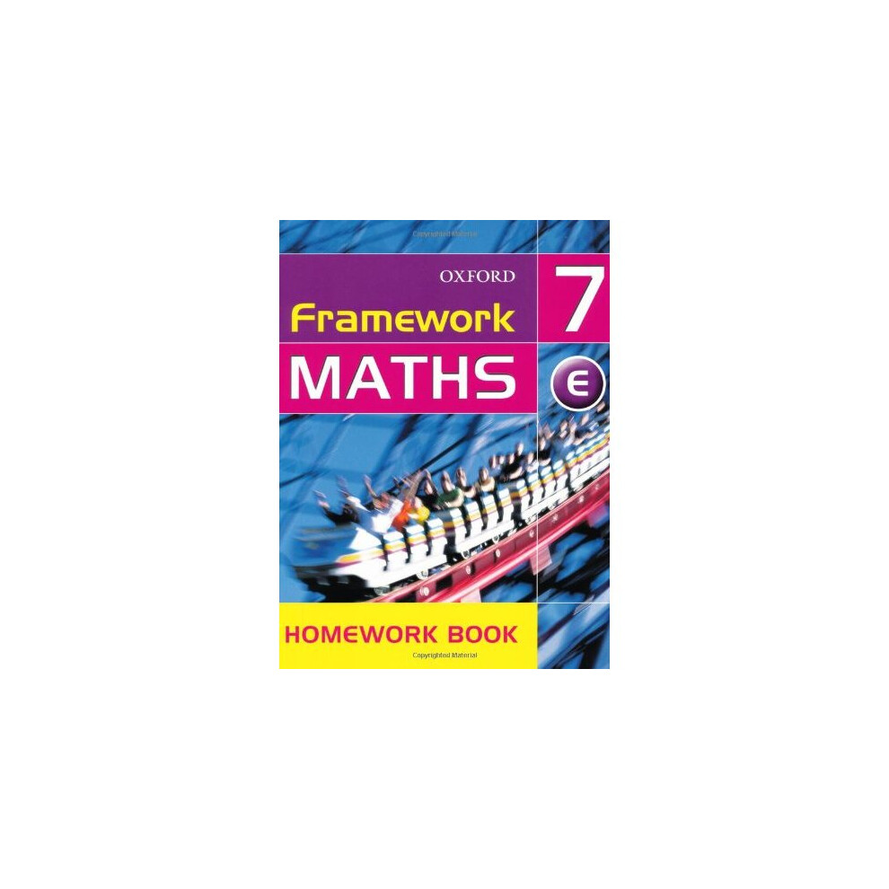 Framework Maths: Year 7: Framework Maths Yr 7 Extension Homework Book