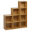 URBN Living (Beech) Set of Wooden Cube Bookcase Shelves Storage 1