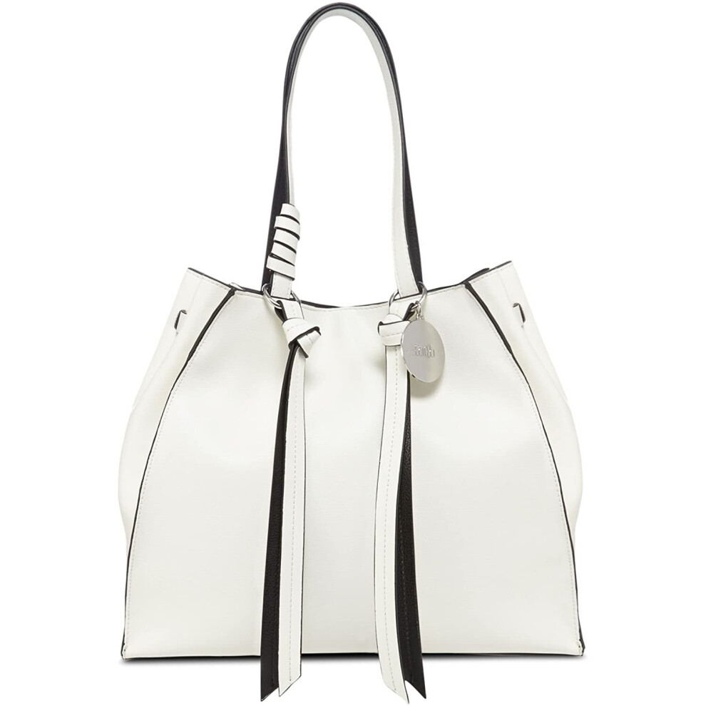 Faith Womens White Tote Bag